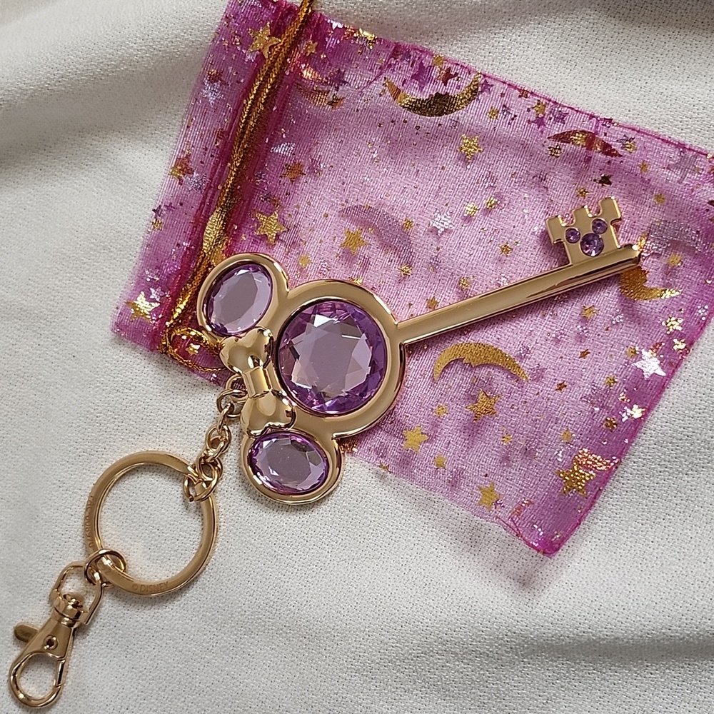 Disney 2024  Snowglobe Ears, Loungefly Stitch Wallet &  Jewel Keychain Key - Picture 7 of 17